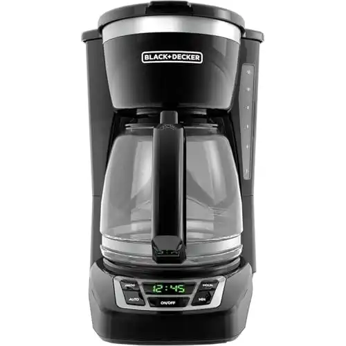 BLACK+DECKER 12-Cup Digital Coffee Maker With Auto Brew