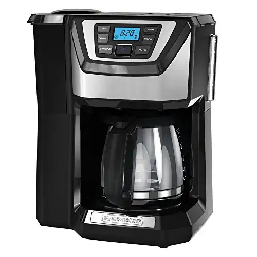 BLACK+DECKER 12-Cup Mill and Brew Coffee Maker